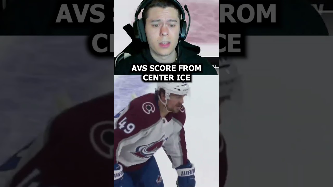 Colorado Avalanche score top shelf from center ice against Hurricanes