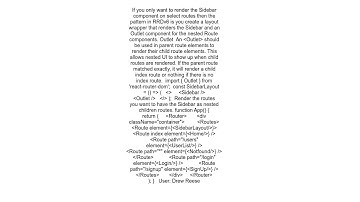 How to hide a sidebar from a login page in react router