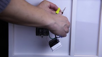 Wiring a Control with Two Black and One Blue Wire (Single Pole Application)
