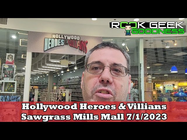 Hollywood Heroes & Villains-- Sawgrass Mills Mall 7-01-2023 