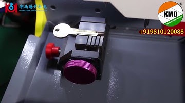 KMD How to cut dimple T 60 keys SEC E9 automatic key cutting machine