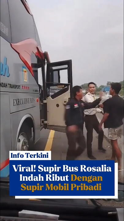 Geger ‼️  Bus rosin palang pick up kabur