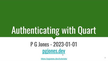 How to authenticate with Quart