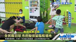 新國球崛起 羽球場「臨租」困難 八大民生新聞 2021090402
