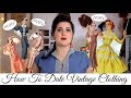 How To Date Vintage Garments || Detailed and with examples
