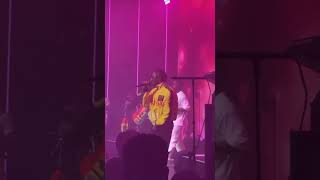 Oxlade Joins Sarkodie to Perform their Monster Hit 'Non Living Thing' in London with The compozers