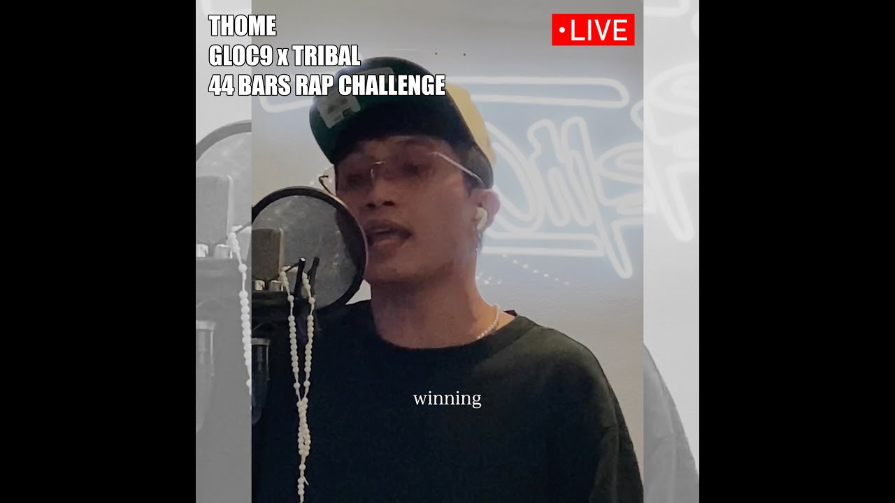 Thome 2023 Gloc-9 x Tribal 44 Bars Rap Challenge - YouTube