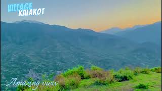 Village Kalakot Ramkot Mountain Amazing View
