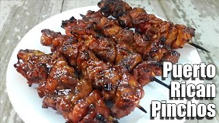 Puerto Rican Pinchos/Chicken Kabob Recipe | Episode 276