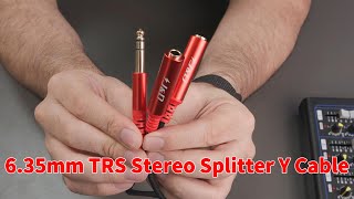 Famous 🎧 J&D 1/4 Inch TRS Stereo Splitter Y Cable – Split Audio with Ease 🔥 Wealth
