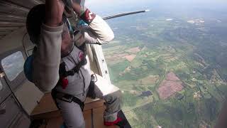 Canopy course hop & pop (unstable exit 😱 / Altitude: 5.5k ft / Jump #TBD)