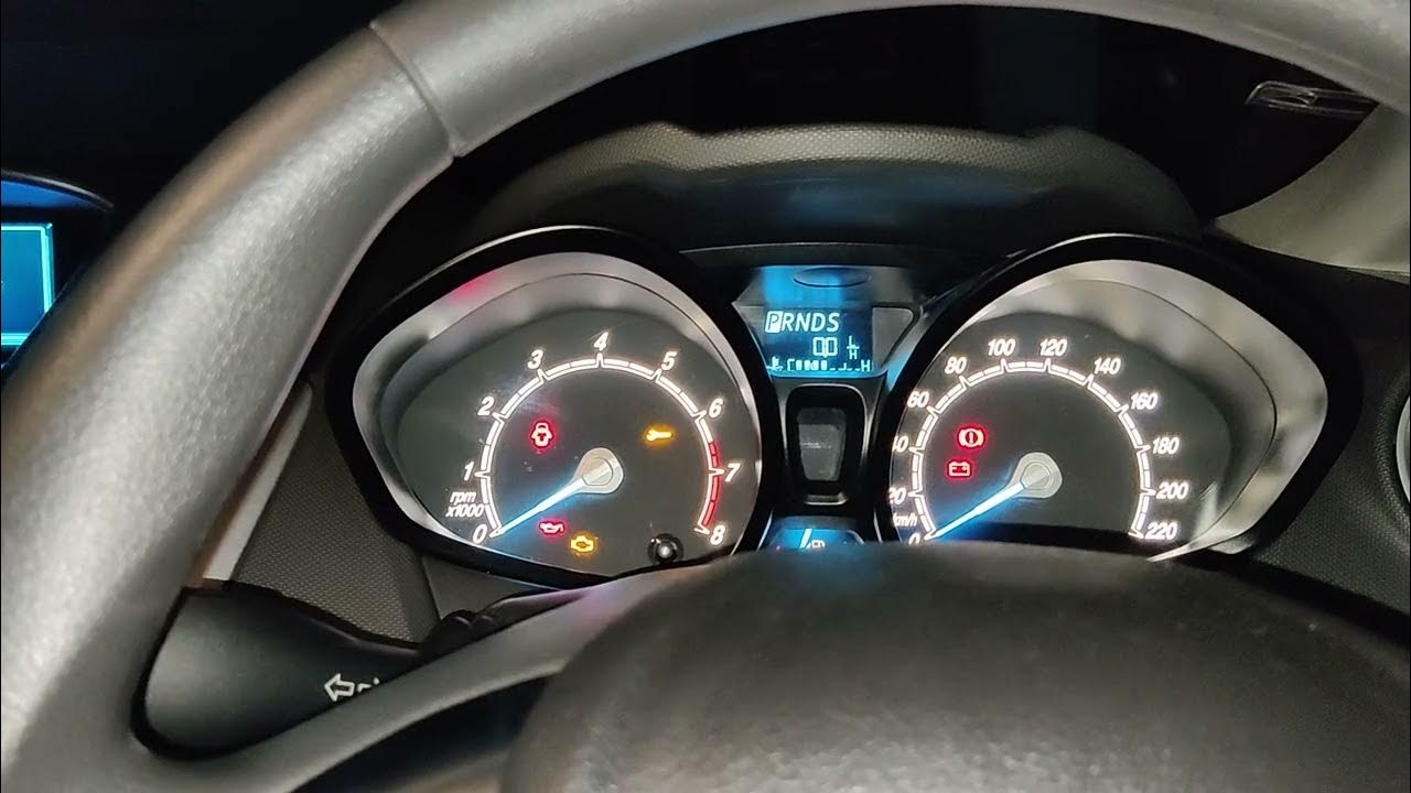 ฟอร์ด เฟียสต้า engine oil change due service required วิธีแก้ ลบโค้ดการ