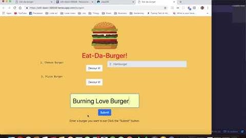 Deploying Eat Da Burger to Heroku with JAWSDB