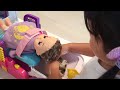 美容室ごっこ シャンプー ぼさぼさソランちゃんをサラサラにしてあげよう！Hair Beauty Salon☆Shampoo