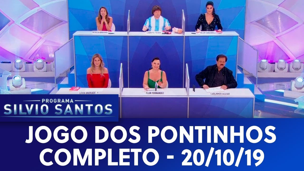Jogo dos Pontinhos - Completo  Programa Silvio Santos (20/10/19