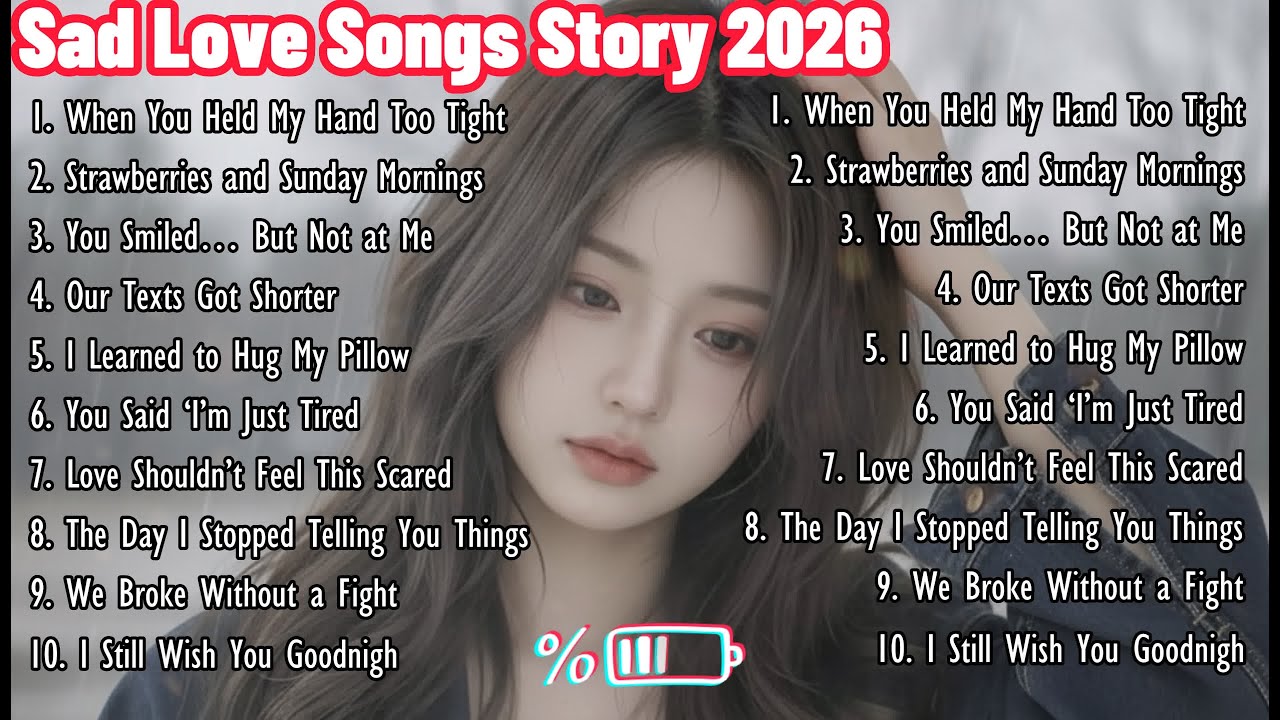 Sad Love Songs 💔😭 | Heartbreak Songs for Broken Hearts & Emotional Crying Music 2026