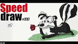 Speed draw #237: Pepe Le Pew