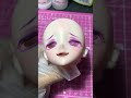 ドールにお化粧する💄#bjd #bjdmakeup #bjddoll #doll #dollfiedream #dollmakeup #ドール #ddh #anime #makeup