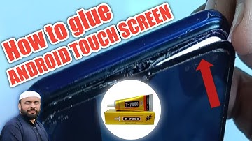 How to Glue Smart phone SCREEN that Fell off back on Frame | Saad Mobiles Chiniot