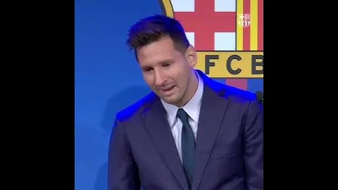 Thumbnail of Greatest Applause Of All Time,Lionel Messi In Tears Leaving Barcelona 😭😭😭 #Messi #Barcelona