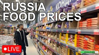 Shopping in Russia: Food Prices Update in Typical Supermarket LIVE