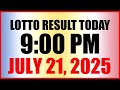 Lotto Result Today 9pm Draw July 21 2025 Swertres Ez2 Pcso Lotto Result Today 9pm Draw July 21 2025 Swertres Ez2 Pcso