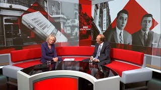 BBC South Today - Sally Taylor & Fred Dinenage discuss the Kray Twins