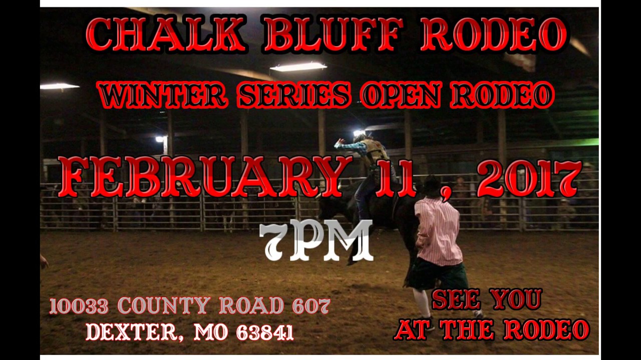 CHALK BLUFF RODEO YouTube