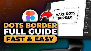 How To Make Dots Border in Figma (𝟮𝟬𝟮𝟲) | 100% WORKS | NO Yapping, To The Point! | FAST & EASY