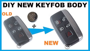 How To Fit New Body / Shell to Land Rover Keyfob Remote Using Genuine Parts to fix repair