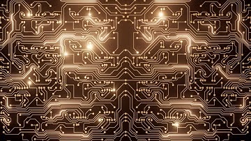 Powered Circuit - Gold Motion Graphics