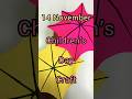 childrens day craft | children day activity for children | paper craft | umbrella making with paper