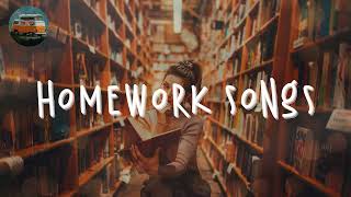 Songs to listen to while doing homework ✍️ Best relaxing songs for studying