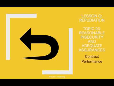 Q.03 Contract Repudiation by Unresolved Uncertainty