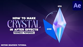 Motion Graphics Tutorial | How to make Crystal in After Effects