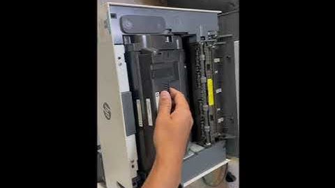 How to solve Toner light blinking HP Never stop 1000w