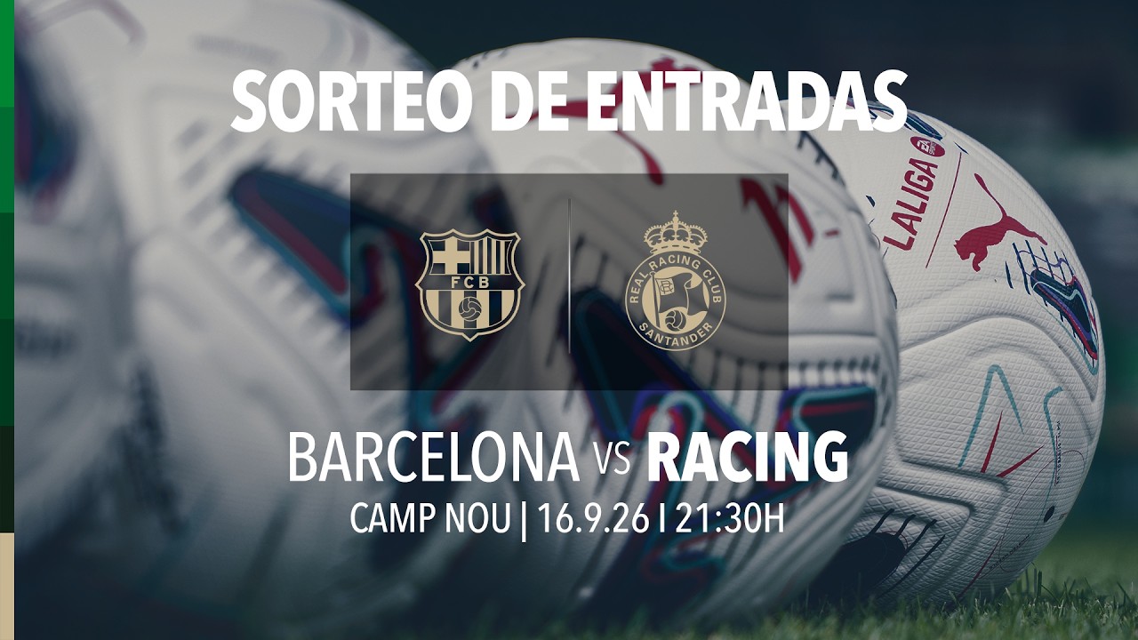 El Racing pone en juego entradas para su visita al Barça