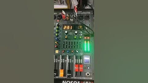 Testing NEW JOSON MIXING CONSOLE 6 CHANNEL