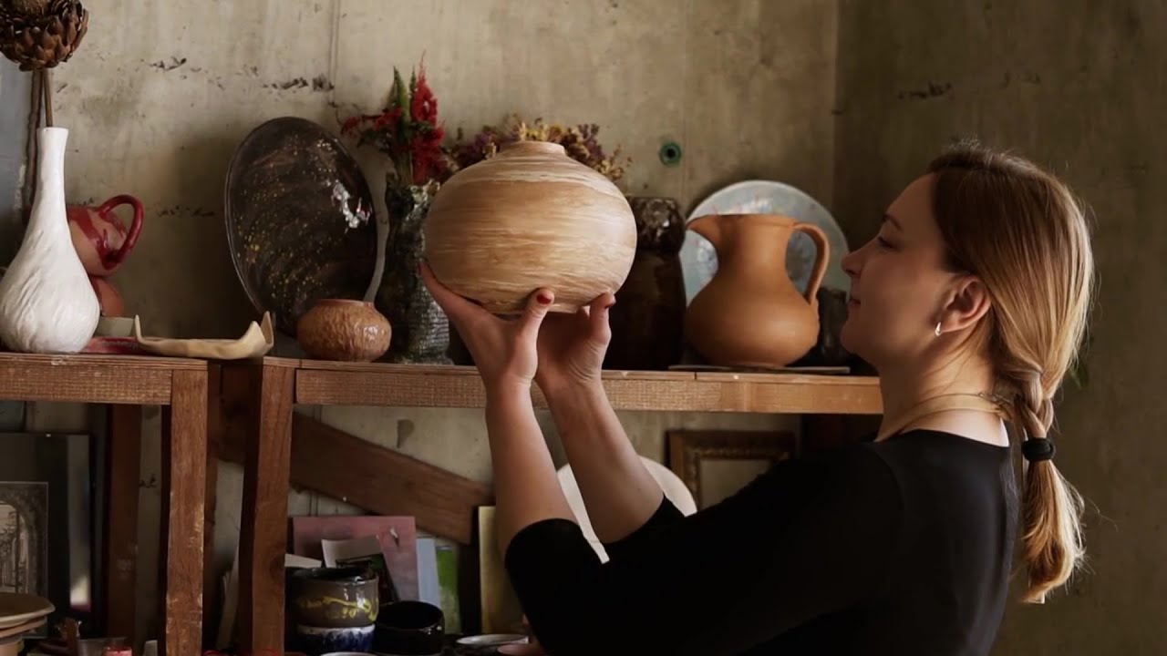 Pottery Making ASMR Hand Movements. Pottery Making for Beginners. Pottery Making for Kids. Close