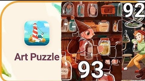 Art Puzzle game Level 92 93 walkthrough/gameplay