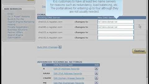 Register com   Changing name servers - Adult-Hosting.com