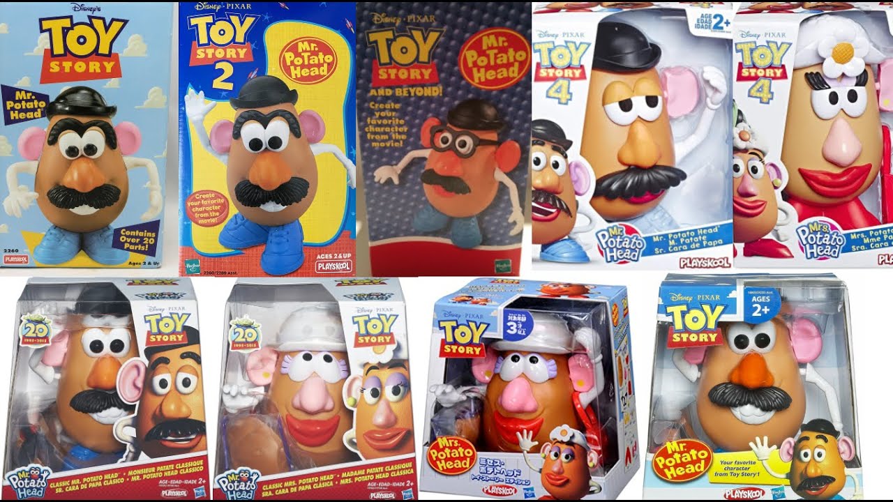 Todas las ediciones del Sr. Cara de Papa de Toy Story
