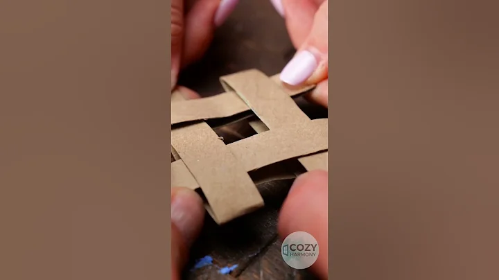 Trash to Treasure: Transform Your Toilet Paper Rolls into Stylish Baskets! 🧺♻️ #DIYCrafts