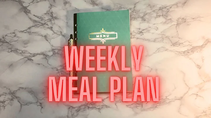 Weekly Meal Plan | Dinner Ideas | Supper ideas | M...