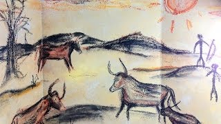 Prehistoric Cave Painting - Mixed Media Art Project for Kids