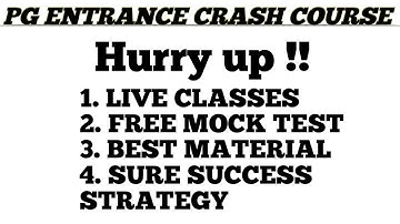 CRASH COURSE FOR M.Sc PHYSICS Entrance: CPET 2022,CUCET 2022, BHU, JNU, DU, HCU & Other universities