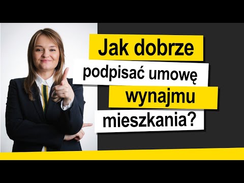 Wideo: Jak Sporządzić Umowę Najmu Mieszkania