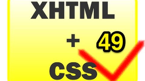 xHTML&CSS 49 - Blockquote tagas