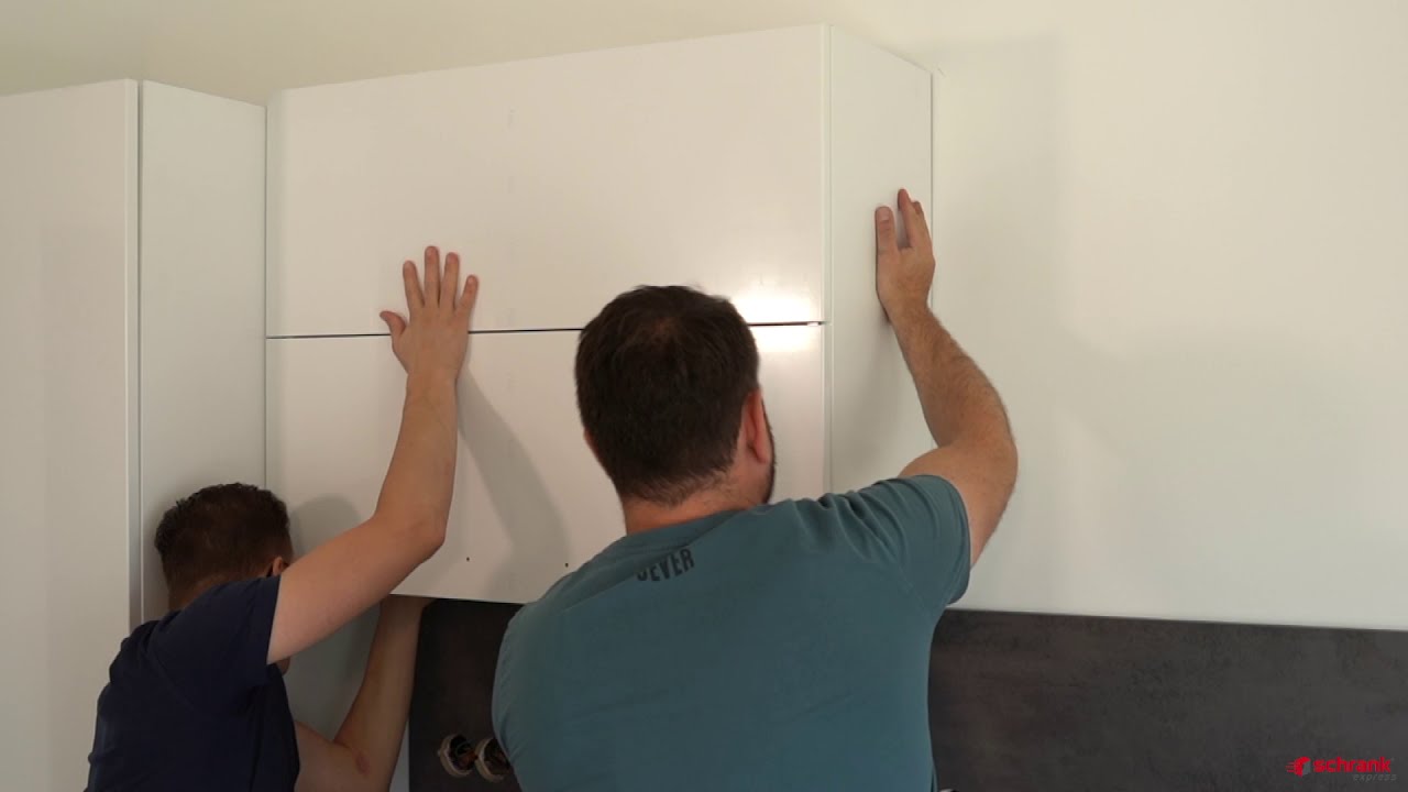 Hangeschranke Aufhangen Nobilia Elements Kuche Montageanleitung Schrank Express De Youtube