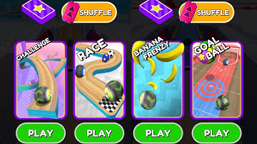 Going Balls | Epic Race Vs Race 10, Banana Frenzy, Goal Ball - Satisfying Mobile Games